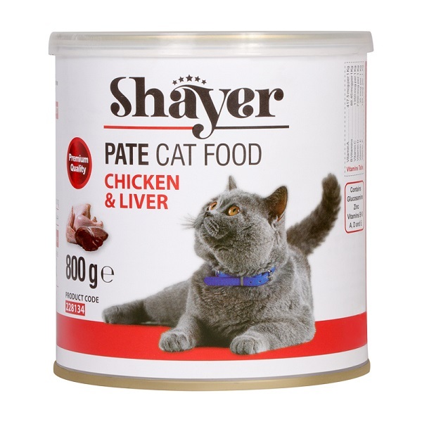 کنسرو غذای گربه شایر مدل Chicken & Liver