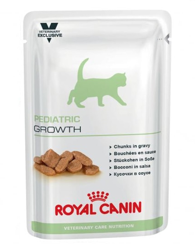 غذای پوچ بچه گربه ویژه رشد رویال کنین مدل Pediatric Growth