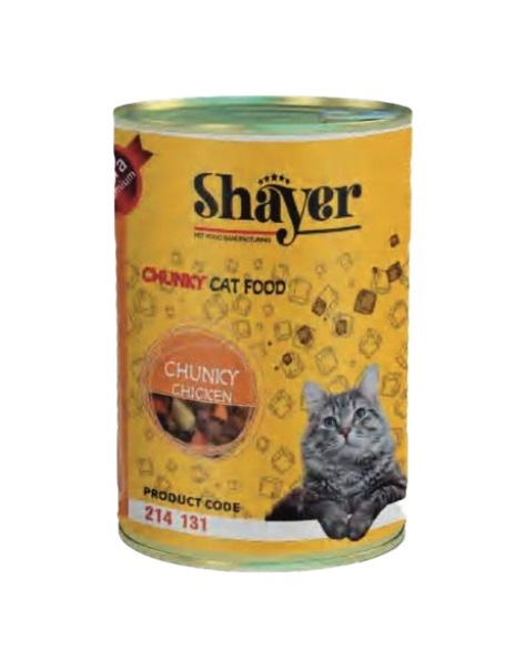  کنسرو غذای گربه شایر با طعم مرغ 
