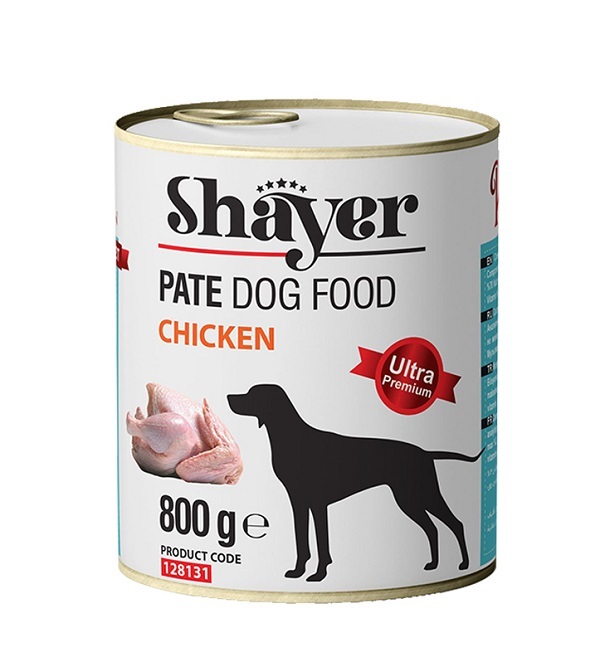  کنسرو غذای سگ شایر مدل Chicken 