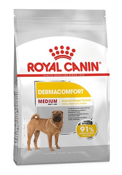  غذای خشک سگ نژاد متوسط با پوست حساس رویال کنین 