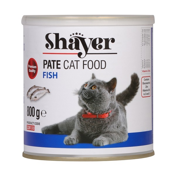 کنسرو غذای گربه شایر مدل Fish 