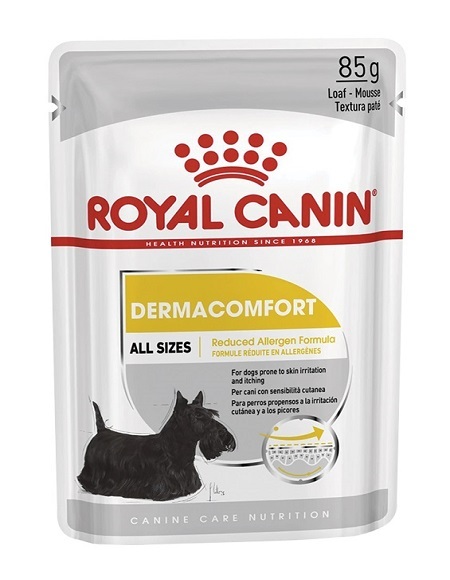 غذای پوچ سگ با پوست حساس درماکامفورت رویال کنین